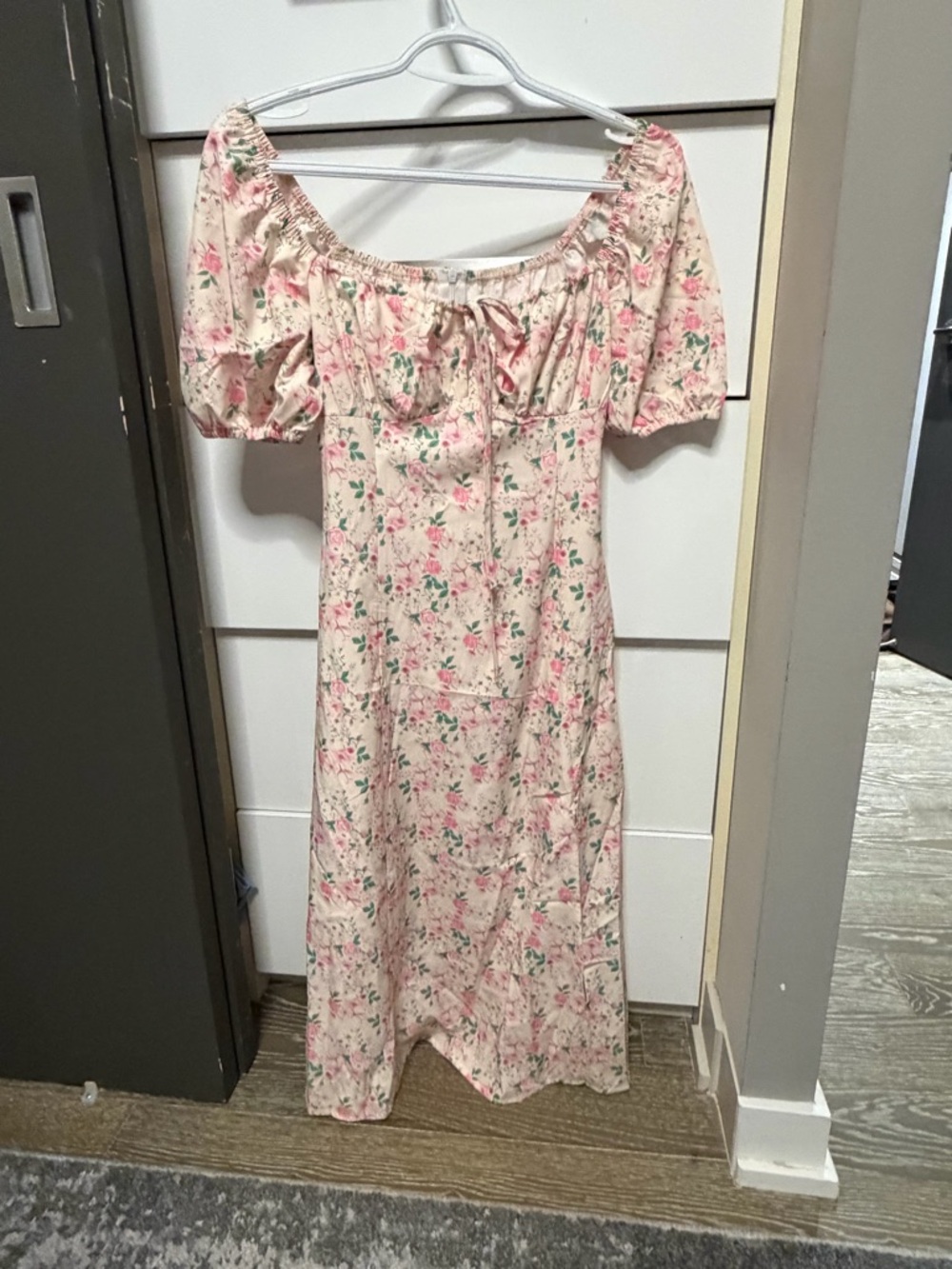 Floral Maxi Dress - Pink Floral